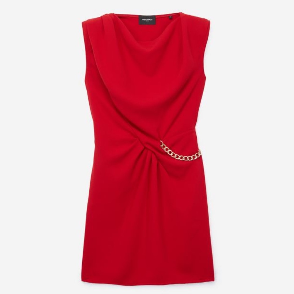 NWT sleeveless red mini dress